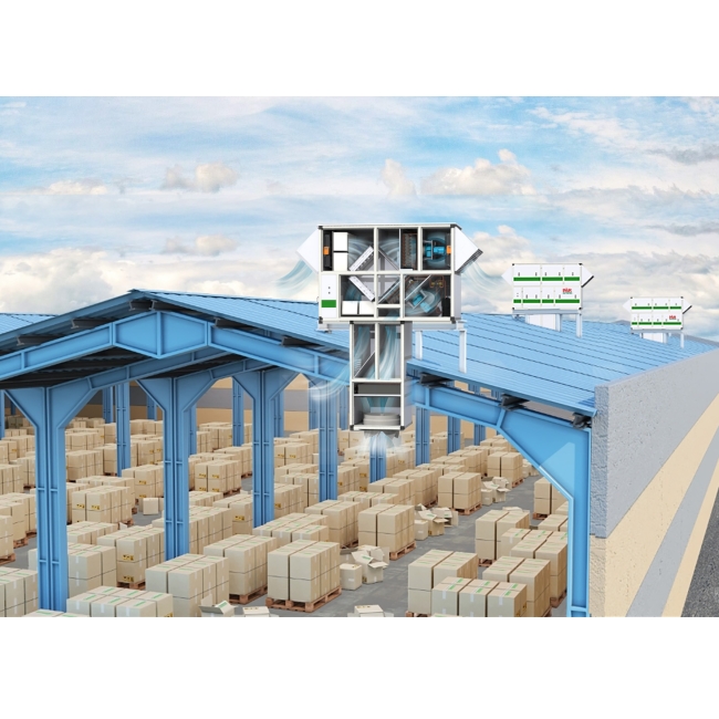 Крышные кондиционеры Т-образного типа серия R