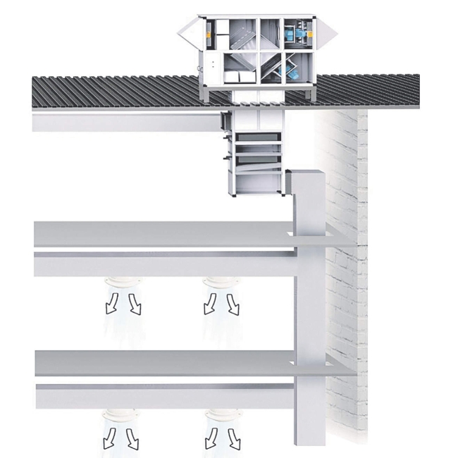 Крышный кондиционер Т-образного типа AK-TS-A