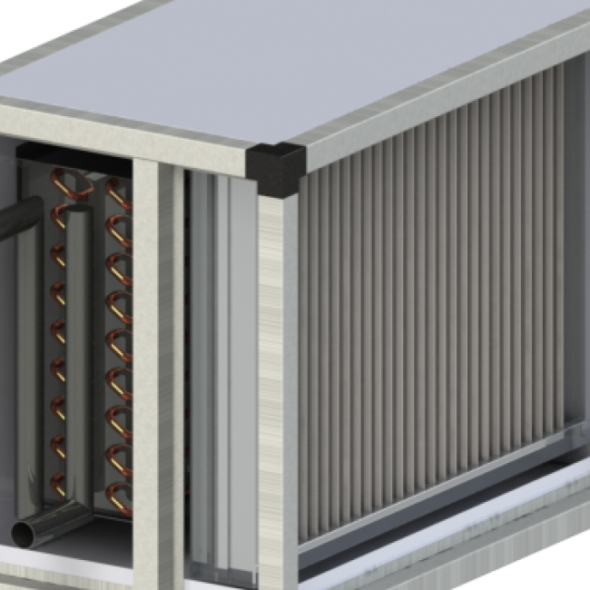 Секция водяного воздухоохладителя