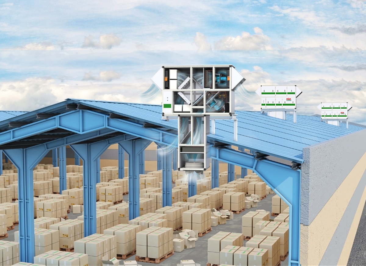 Крышные кондиционеры Т-образного типа серия R