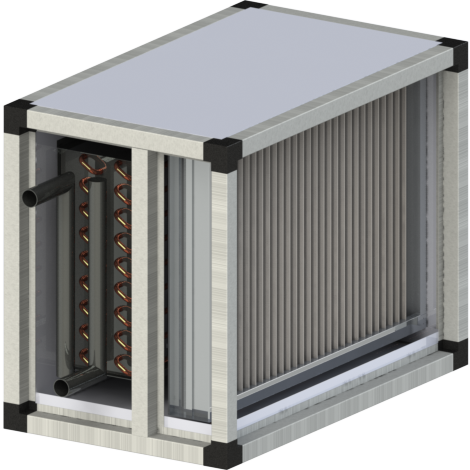 Секция водяного воздухоохладителя
